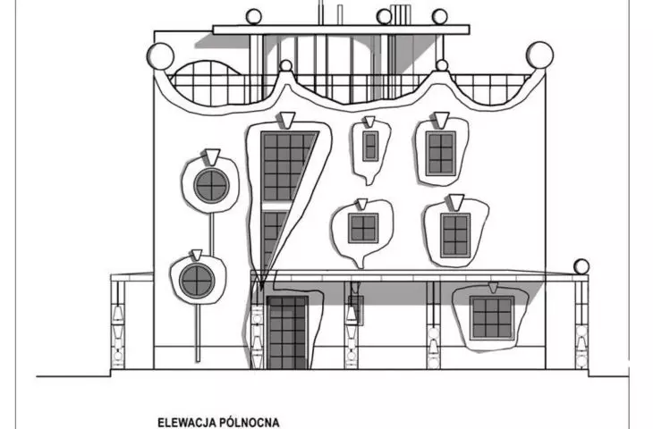 Dom dla Bezdomnych w Jaworznie, projekt inspirowany twórczością Hundertwassera
