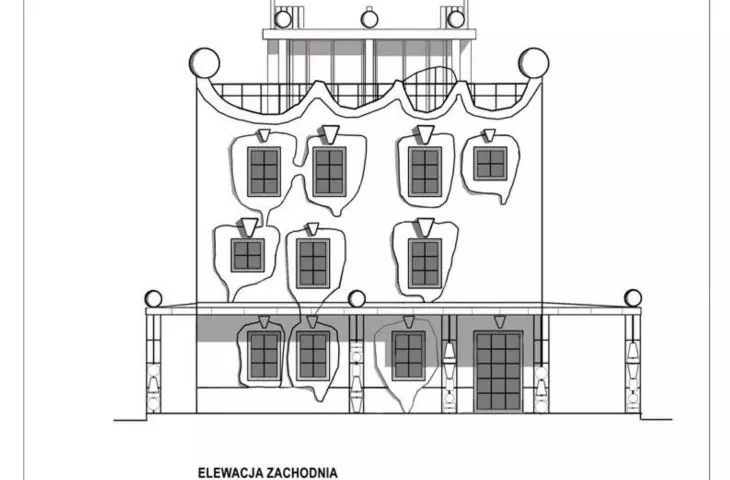 Dom dla Bezdomnych w Jaworznie, projekt inspirowany twórczością Hundertwassera