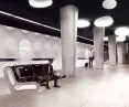 New metro stations in the center of Warsaw, visualizations