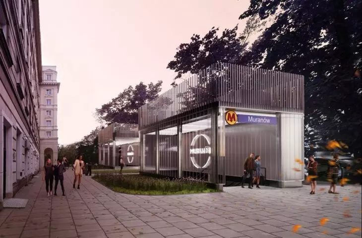 Nowe stacje metra w centrum Warszawy, wizualizacje