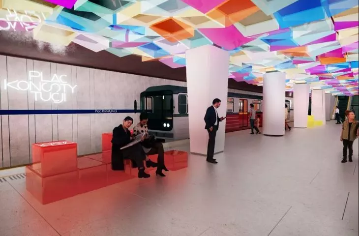 Nowe stacje metra w centrum Warszawy, wizualizacje