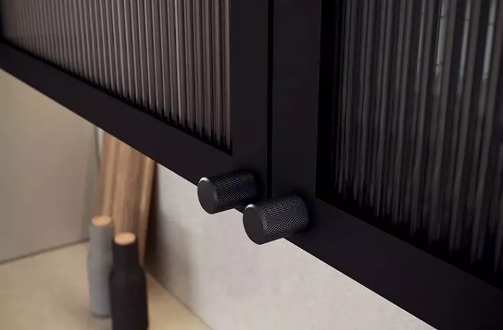 AZURA collection - black line. Furniture knobs.