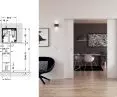 Flexible H integrated into the ceiling