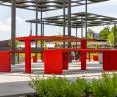 Vita picnic table, Cameleo benches