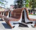 Double-sided bench Wave