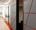 Acoustic booth - lined and covered with felt