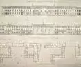 Zwycięski projekt przebudowy Pałacu Saskiego autorstwa Henryka Marconiego 