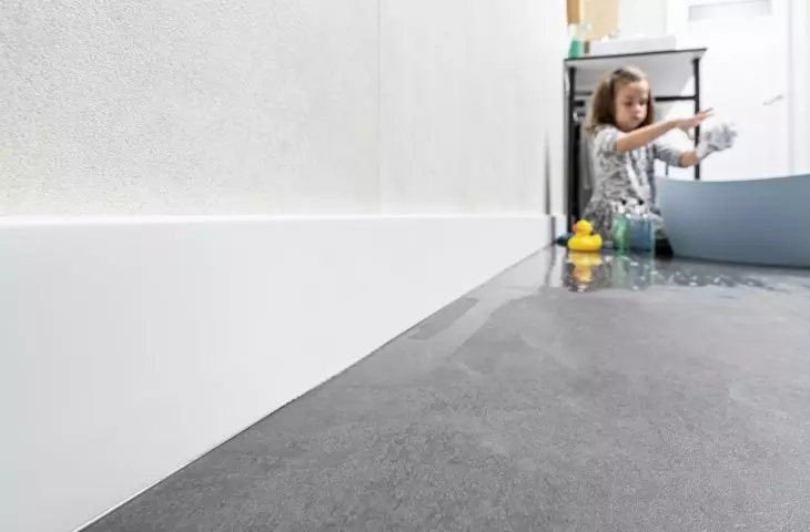 PVC mouldings can be used in the bathroom 