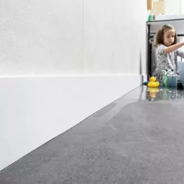 PVC mouldings can be used in the bathroom 
