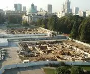 Widok przeprowadzanych między rokiem 2006-2008 prac Archeologicznych w wykonaniu PPKZ