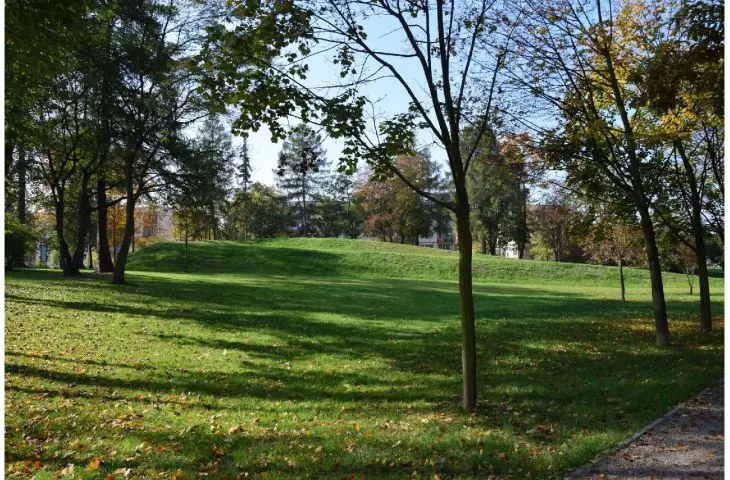 Park Pokoju pomiędzy ul. Słowackiego, Chemików, Dąbrowskiego i Olszewskiego w Oświęcimiu