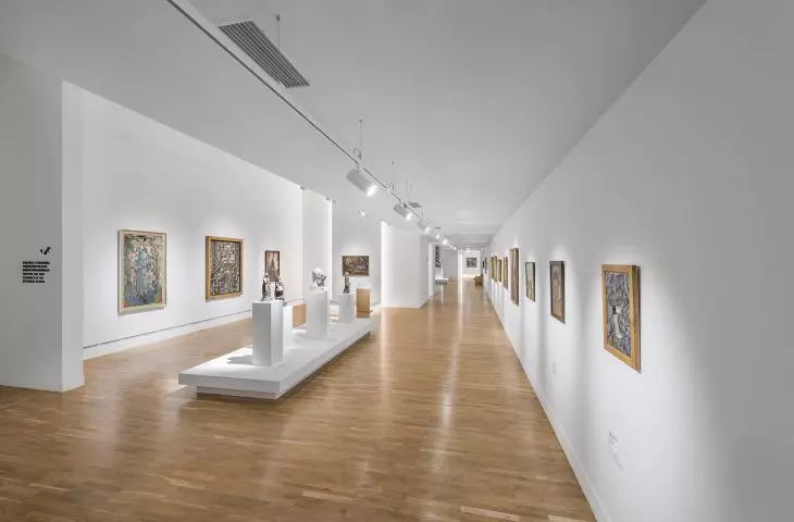 „XX+XXI Galeria Sztuki Polskiej” Muzeum Narodowe w Krakowie, projekt aranżacji: Wzorro Design