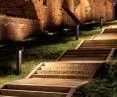 Illumination of the walls of Malbork Castle