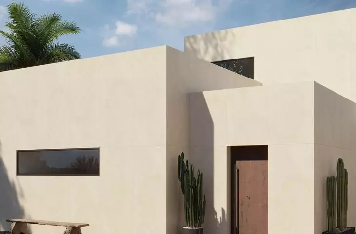 Facade: Dekton Nacre from the Kraftizen collection