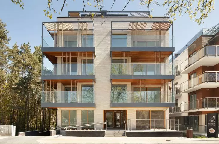 Wave House apartment hotel in Wladyslawowo (Investor: Kristensen; Architectural firm: Archmondo)