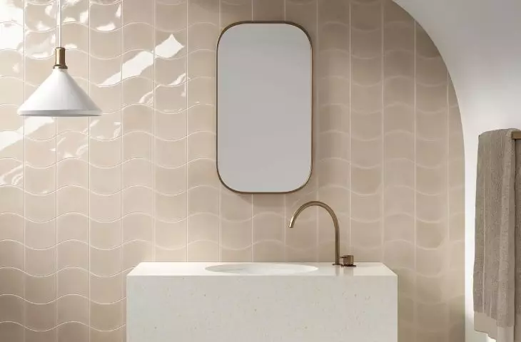 WAVE Old Cream Gloss 12x12 c