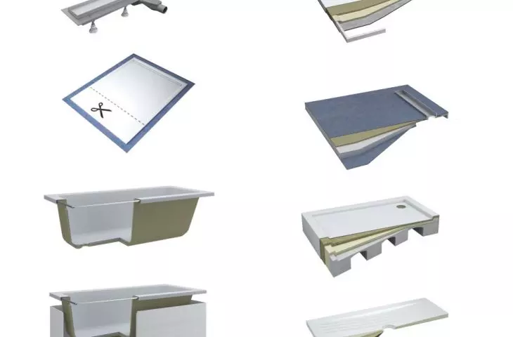 Fillings to refine bath products - to insulate thermally and acoustically and improve static pressure resistance