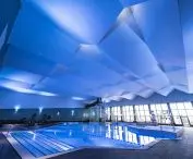 Acoustic space ceilings
