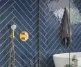 Damixa – zestaw prysznicowy podtynkowy Silhouet HS1, szczotkowany mosiądz