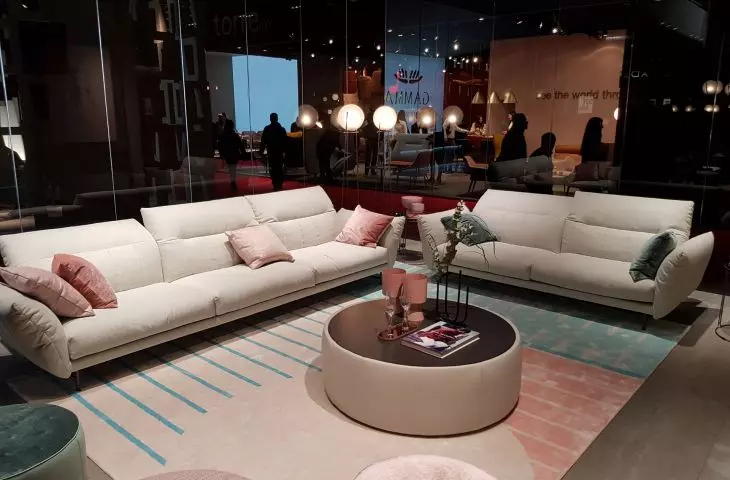 Targi Mediolan – materialy M2Carpets 