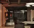 Copper face in the implementation of office interiors