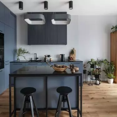Kitchen with dining area