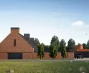 European Security Academy reception building, visualization, proj. P3 Pracownia Architektury