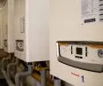 Example of boiler house with cascade of boilers IMMERGAS VICTRIX PRO
