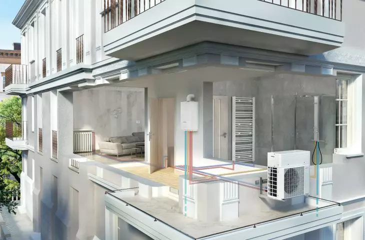 Przykład zastosowania IMMERGAS VICTRIX HYBRID