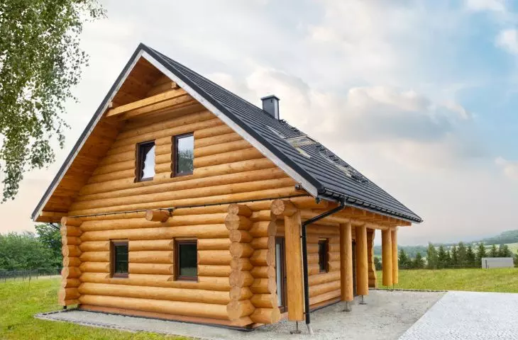 Log house, Gluszica. 