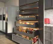 Home pantry on Axis Pro drawers