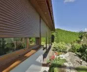 Concealed external roller shutters
