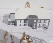 Projekt nowego budynku przedszkola w Gliwicach, makieta