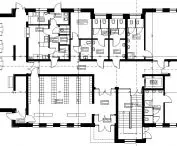 Design of the new kindergarten building in Gliwice, projection
