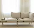 Sofa Around 3 in white sand fabric, Umage