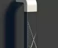 Modułowy uchwyt do drzwi MQ90C 40x20 + wzór 2