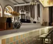 The bistro is styled after French cafes