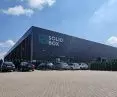 Production and office hall with mixed technology - steel and traditional technology