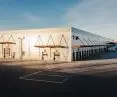 Logistics hall for courier company
