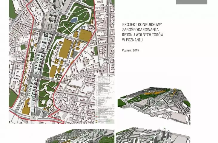 Project for the development of the Free Tracks in Poznań, 2015