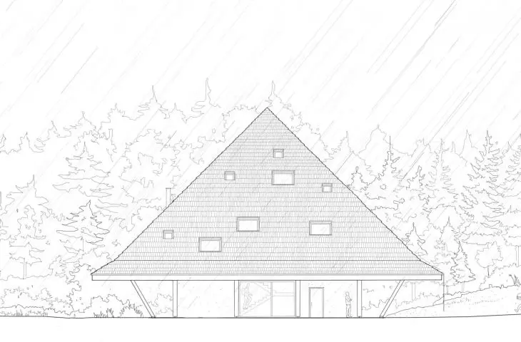 west elevation