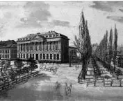 Marcinkowski Avenue in the 1830s (Wilhelmowska Street)