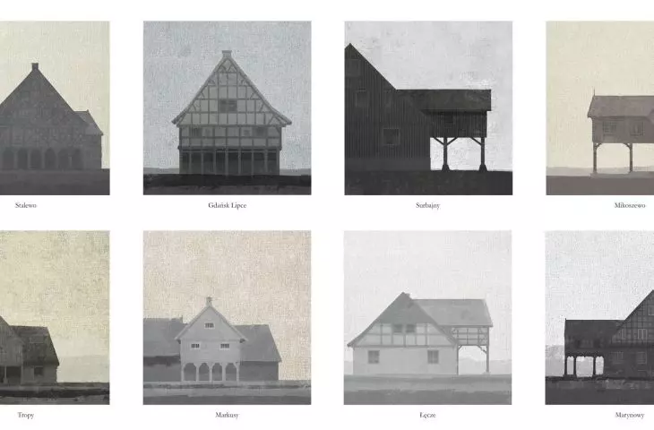 faces of existing arcade houses