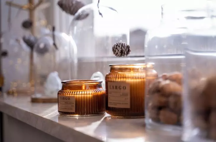 Largo scented candle - small and large
