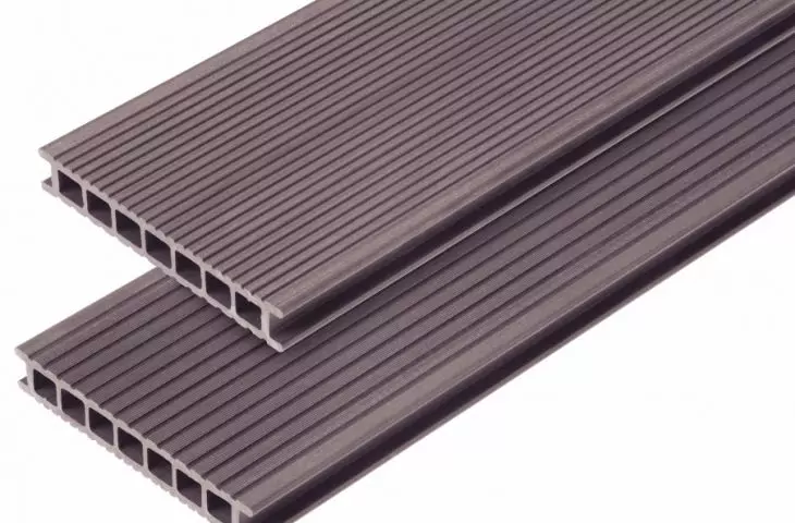 Hartika Tarase Klass decking board, Ice Maple color