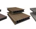 Twinson Character Massive solid plank, Essential Terrace chambered plank and Majestic Massive Pro solid plank with special polymer coating