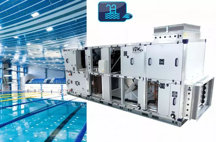 Central unit in swimming pool design