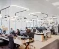 Delta system - pendant luminaires perfectly illuminate the office space