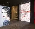 Illuminated frames and walls with textile graphics