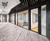 Glass wall system with unique properties